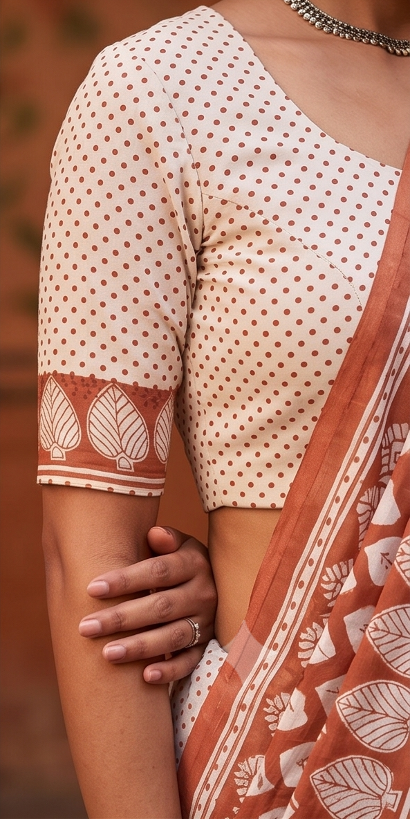Mud Mul Mul Cotton Gopi  Saree With Blouse Unstitched